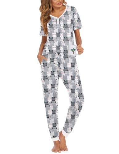 Ekouaer Women's Pajama Set