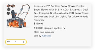 Cordless Snow Blower