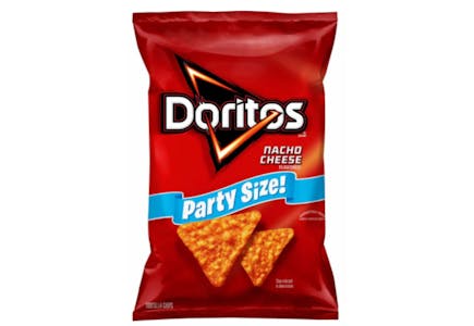 3 Doritos Party Size Bags