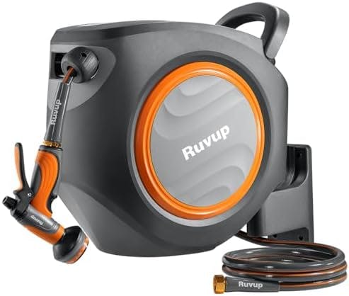 R RUVUP Retractable Hose Reel