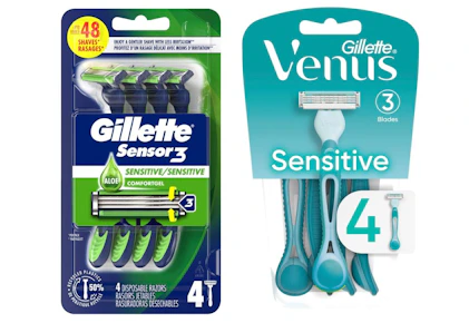 1 Gillette + 1 Venus
