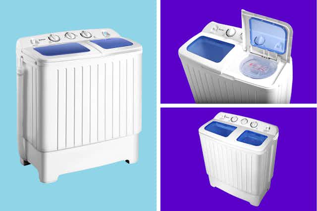 $120 Mini Washer and Dryer Combo Set at Walmart card image