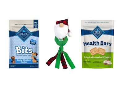 1 Kong Toy + 2 Blue Buffalo Treats