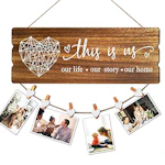 Wooden Wall Picture Organizer