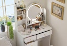 makeup vanity with light up mirror