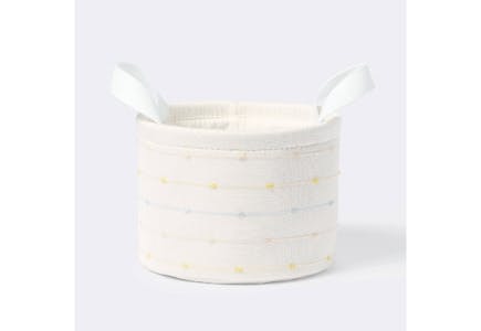 Cloud Island Round Bin