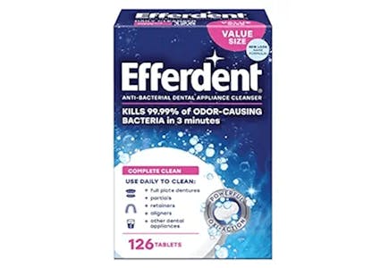 Efferdent Retainer Cleaning Tablets