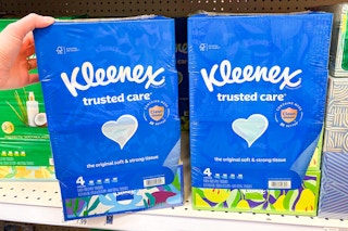 kleenex tissues bundle pack on store shelf