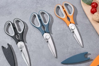 three kitchen shears