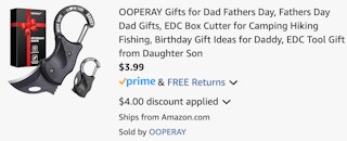 a cart ending in $3.99