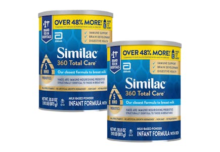 2 Similac Cans