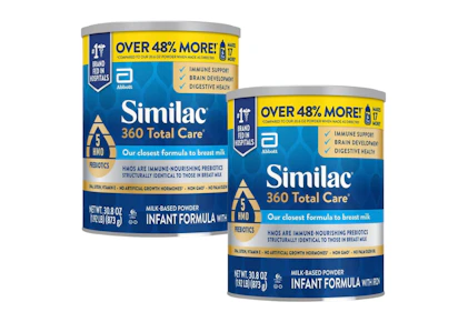 2 Similac Cans