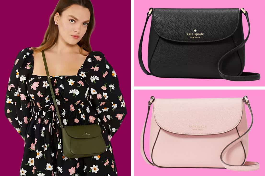 Pebbled Leather Mini Crossbody, as Low as $76 at Kate Spade (Reg. $259)