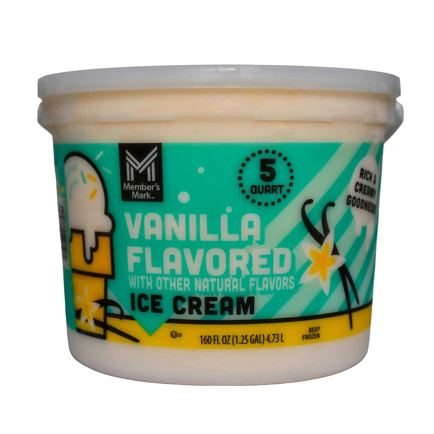 Member's Mark Vanilla Ice Cream Tub