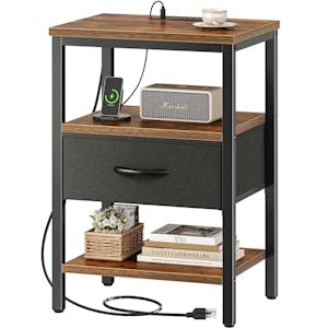 Nightstand with Charging Station
