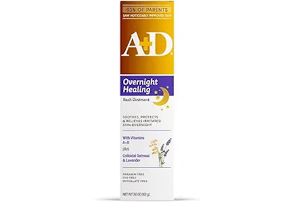 A+D Overnight Diaper Rash Ointment