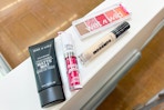 wet n wild eyeshadow, lip gloss, concealer, and primer