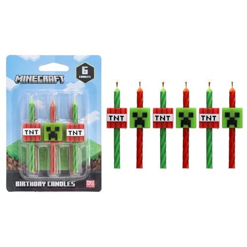 Minecraft Birthday Candles