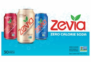Zevia Zero Calorie Soda 30-Pack
