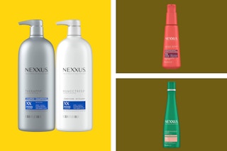 bottle of haircare products