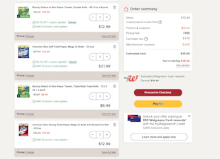 walgreens charmin bounty screenshot