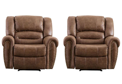 Oversized Recliner Set