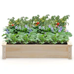 Wood Raised Garden Bed