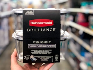 set of two Rubbermaid Brilliance containers