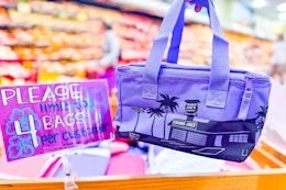 New Lavender and Pink Totes at Trader Joe's, Only $3.99 While Supplies Last card image