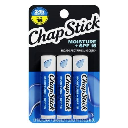 ChapStick Moisture+ 3-Pack