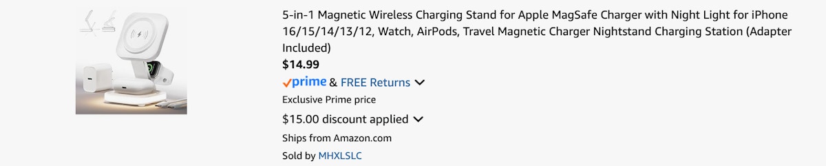 Amazon Magnetic Wireless Charging Stand 2025 2