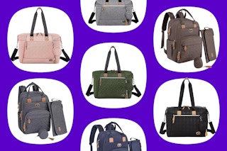 Dikaslon Diaper Bags in a Purple collage for Macy's