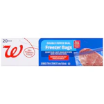 3 Walgreens Freezer Bags