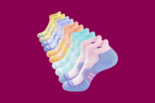 5 Pairs of Ankle Socks, Only $11.89 on Amazon card image