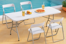 Walmart folding table 6 ft