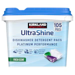 Kirkland Signature Dishwasher Pacs Tub