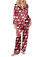 Women's Silk Satin Pajama Set