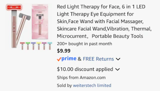 Amazon Red Light Therapy Facial Wand 2026 2