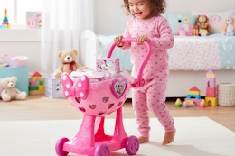 walmart minnie shopping cart playset