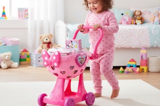 walmart minnie shopping cart playset