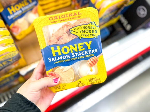 New Honey Smoked Salmon Stackers 3-Packs at Sam's Club, Only $9.87
