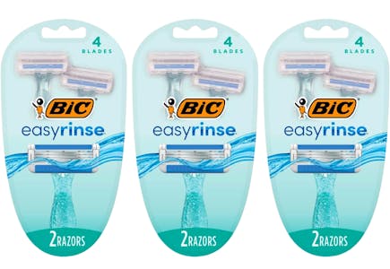 3 Bic Razors Packs