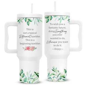 Retired Tumbler With Handle