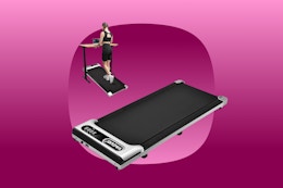 Walking Pad Treadmill, Only $95 on Amazon card image