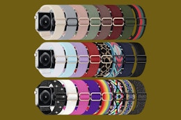 Stretchy Apple Watch Bands 24-Pack, Only $10 on Amazon card image