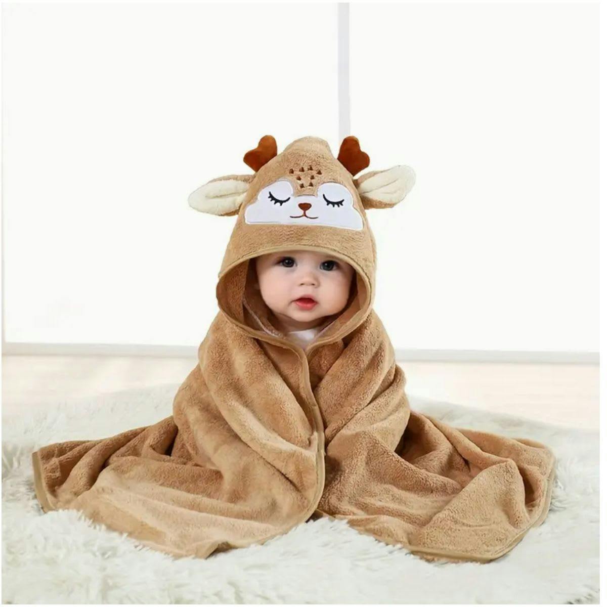 Cute Animal Hooded Baby Bath Towel