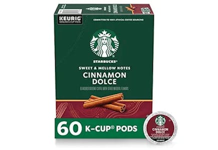 2 Starbucks K-Cup Coffee Pods 6-Pack