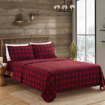 Holiday Printed Flannel Sheet Set