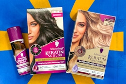 schwarzkopf keratin permanent hair color hair dye and roots spray