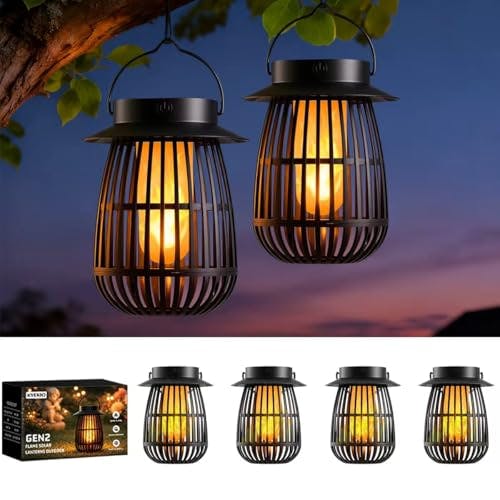 Flame Solar Lantern Set